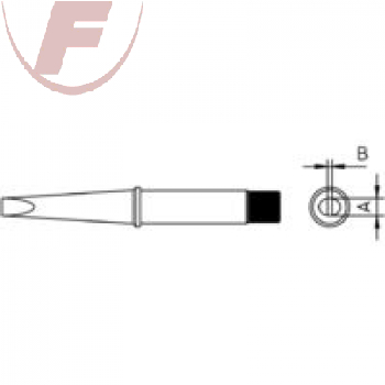 CT6 C8 Meisselform 3,2mm 425° für Weller - Lötspitze